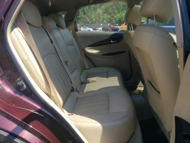 JN1AJ0HR7BM852252 - 2011 INFINITI EX35 BASE MAROON photo 6