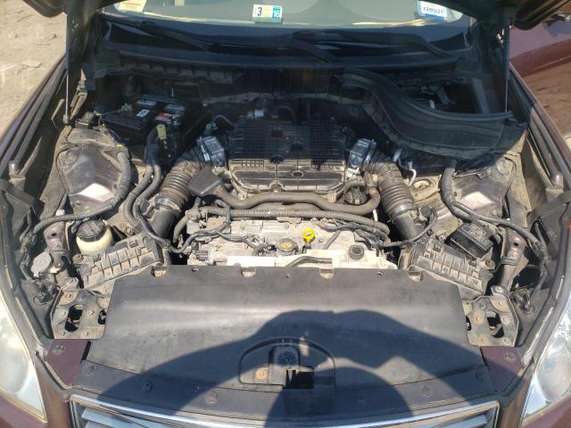 JN1AJ0HR7BM852252 - 2011 INFINITI EX35 BASE MAROON photo 7