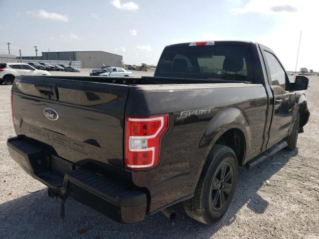 1FTMF1CB0JKD32030 - 2018 FORD F150 MAROON photo 4