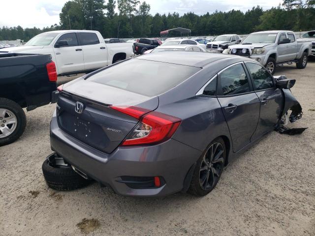 2HGFC2F80MH518946 - 2021 HONDA CIVIC SPOR GRAY photo 4