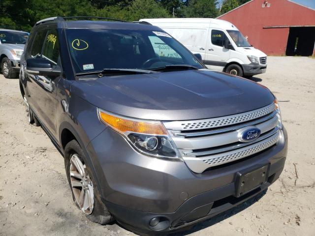 1FM5K8D89DGC32586 - 2013 FORD EXPLORER X GRAY photo 1