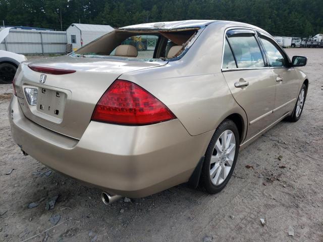 1HGCM66557A089724 - 2007 HONDA ACCORD EX- GOLD photo 4