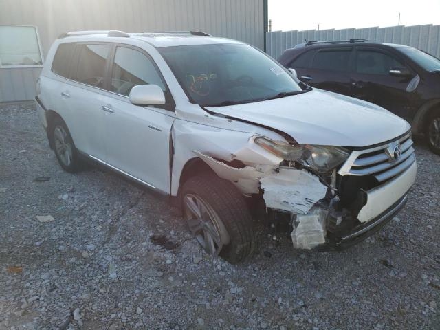 5TDDK3EH8DS213003 - 2013 TOYOTA HIGHLANDER WHITE photo 1