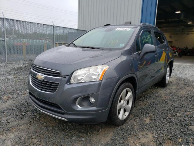 3GNCJTSB6FL235189 - 2015 CHEVROLET TRAX LTZ GRAY photo 2