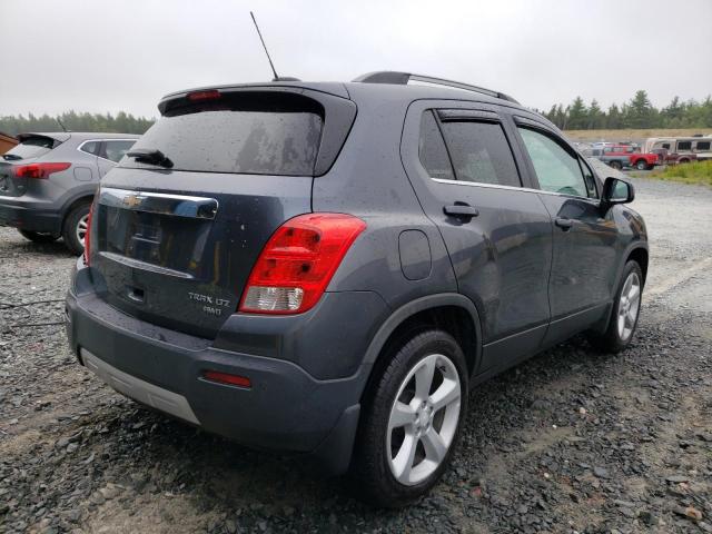 3GNCJTSB6FL235189 - 2015 CHEVROLET TRAX LTZ GRAY photo 4