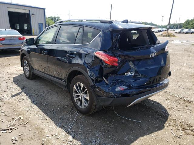 JTMRJREV0JD227180 - 2018 TOYOTA RAV4 HV LE BLUE photo 3