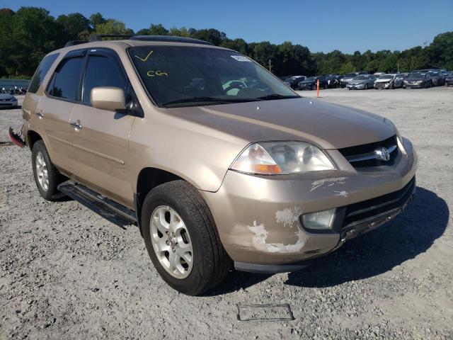 2HNYD186X2H527106 - 2002 ACURA MDX TOURIN GOLD photo 1