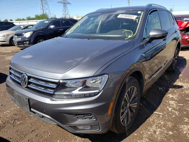 3VV2B7AX8KM019386 - 2019 VOLKSWAGEN TIGUAN SE GRAY photo 2