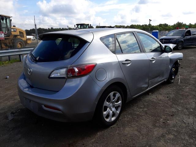 JM1BL1KF1D1728045 - 2013 MAZDA 3 I فضي صورة 4