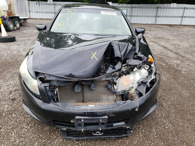 1HGCP26838A812045 - 2008 HONDA ACCORD EXL BLACK photo 7