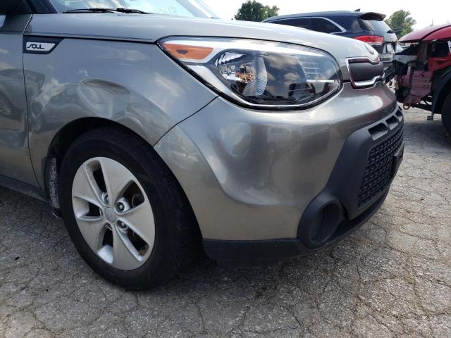 KNDJN2A23F7182262 - 2015 KIA SOUL GRAY photo 9