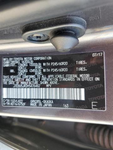 JTEBU5JR2H5476462 - 2017 TOYOTA 4RUNNER SR5/SR5 PREMIUM  photo 10