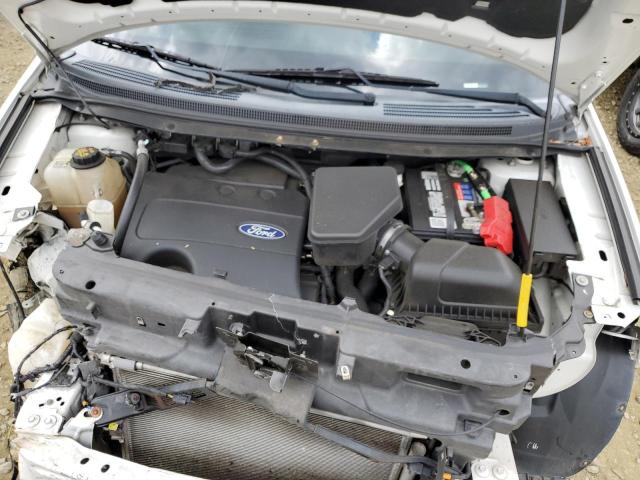 2FMDK3JC5DBA30407 - 2013 FORD EDGE SEL WHITE photo 7