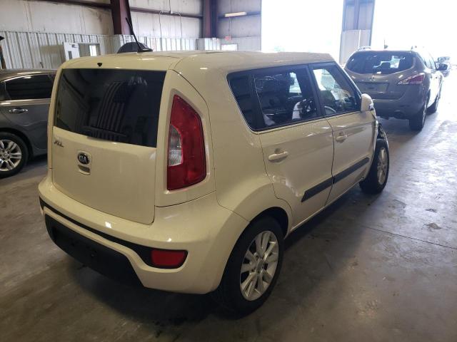 KNDJT2A52D7541078 - 2013 KIA SOUL WHITE photo 4