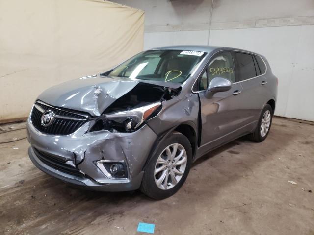 LRBFX1SA0KD010779 - 2019 BUICK ENVISION P SILVER photo 2