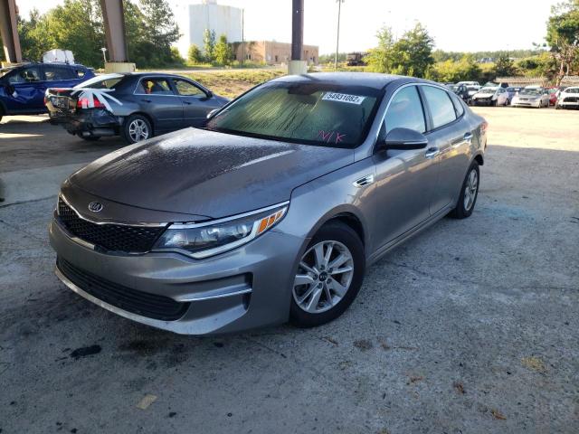 5XXGT4L32JG238435 - 2018 KIA OPTIMA LX/ GRAY photo 2