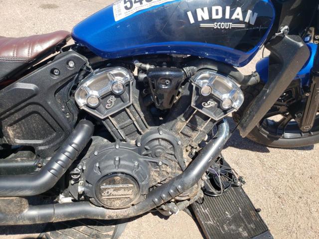 56KMTA006L3163019 - 2020 INDIAN MOTORCYCLE CO. SCOUT BOBB BLUE photo 7