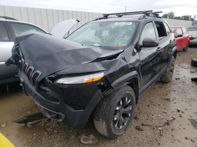 1C4PJMBS2GW253992 - 2016 JEEP CHEROKEE T BLACK photo 2