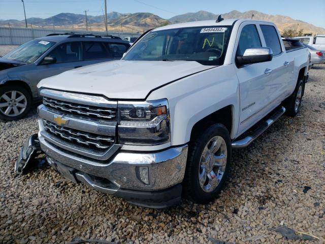 3GCUKSEC3JG103288 - 2018 CHEVROLET 1500 SILVE WHITE photo 2