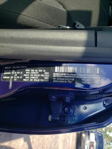 ZACNJAA15LPL91108 - 2020 JEEP RENEGADE S BLUE photo 10