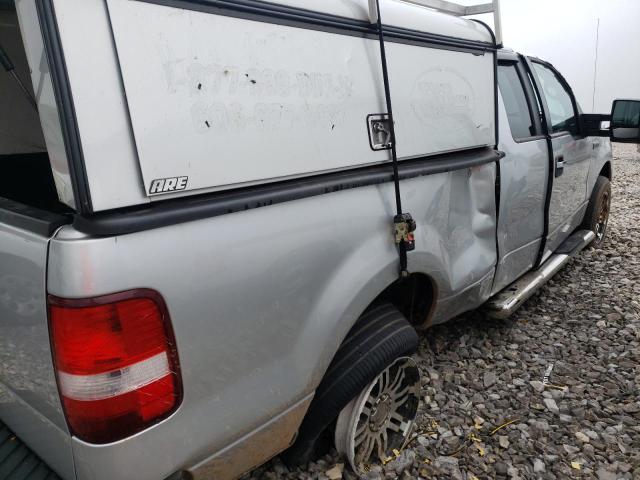 1FTPX14557FA27160 - 2007 FORD F150 SILVER photo 9