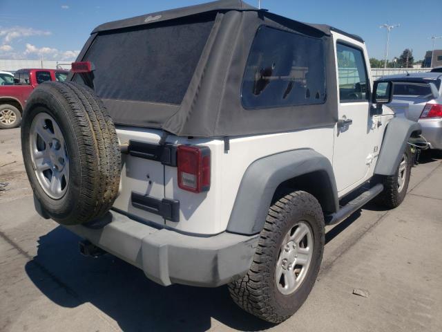 1J4FA24108L645029 - 2008 JEEP WRANGLER X WHITE photo 4