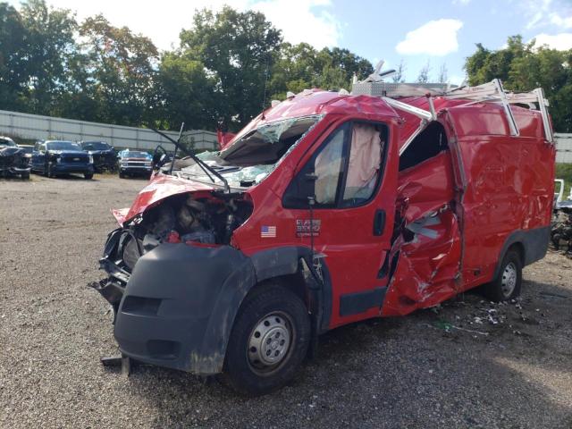 3C6URVJGXJE138001 - 2018 RAM PROMASTER წითელი ფოტო 2