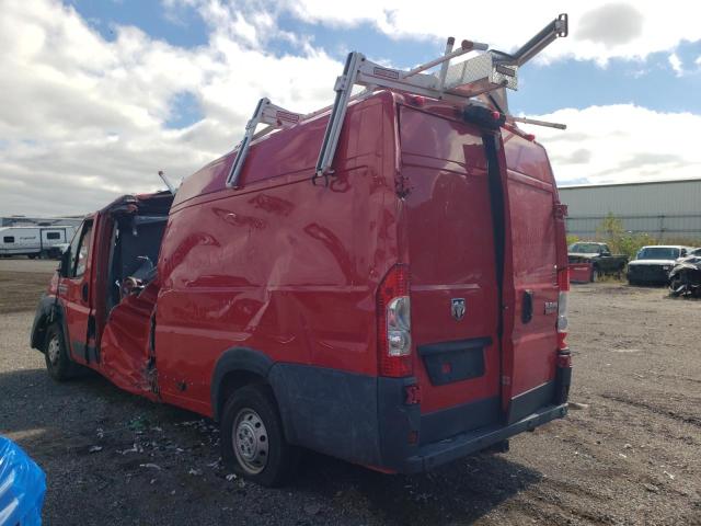 3C6URVJGXJE138001 - 2018 RAM PROMASTER წითელი ფოტო 3
