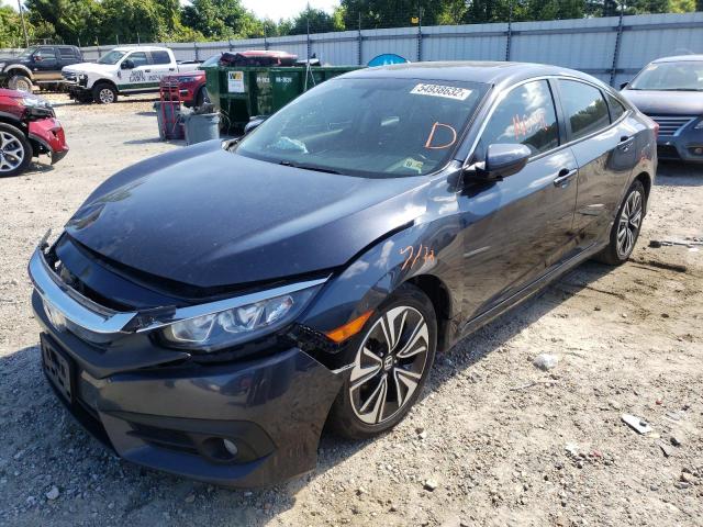 2HGFC1F77HH658998 - 2017 HONDA CIVIC EXL 灰色 照片 2