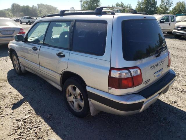 JF1SF656X2H718446 - 2002 SUBARU FORESTER S SILVER photo 3