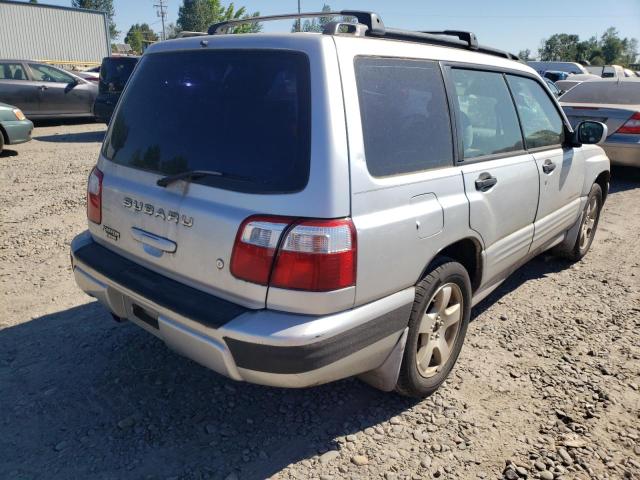 JF1SF656X2H718446 - 2002 SUBARU FORESTER S SILVER photo 4