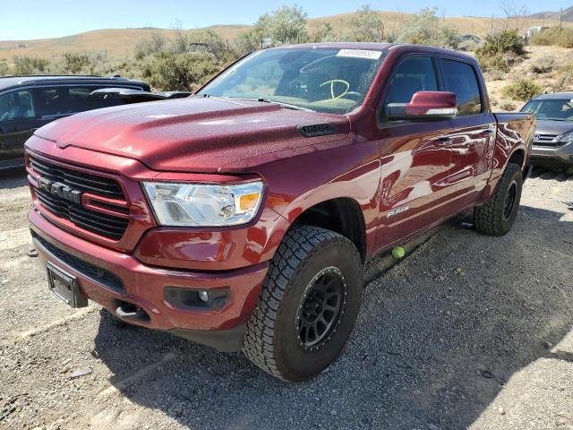 1C6SRFFT4KN753577 - 2019 RAM 1500 BIG H RED photo 2