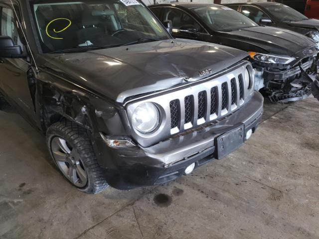 1C4NJRFB0CD548271 - 2012 JEEP PATRIOT 4D GRAY photo 9