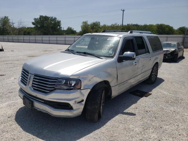5LMJJ3HT2FEJ13907 - 2015 LINCOLN NAVIGATOR 银色 照片 2