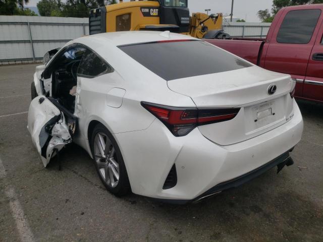 JTHHA5BC1K5009346 - 2019 LEXUS RC 300 WHITE photo 3