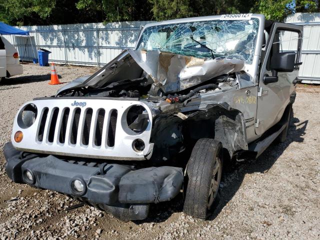 1J4AA2D11BL619444 - 2011 JEEP WRANGLER S SILVER photo 2