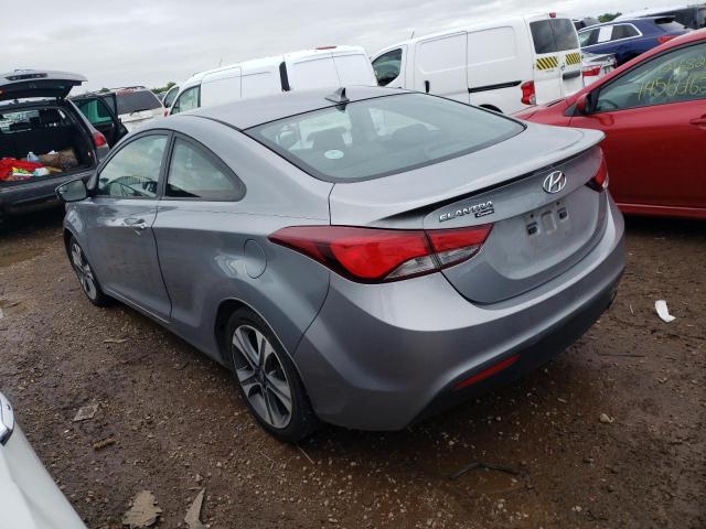 KMHDH6AH1EU028323 - 2014 HYUNDAI ELANTRA CO SILVER photo 3