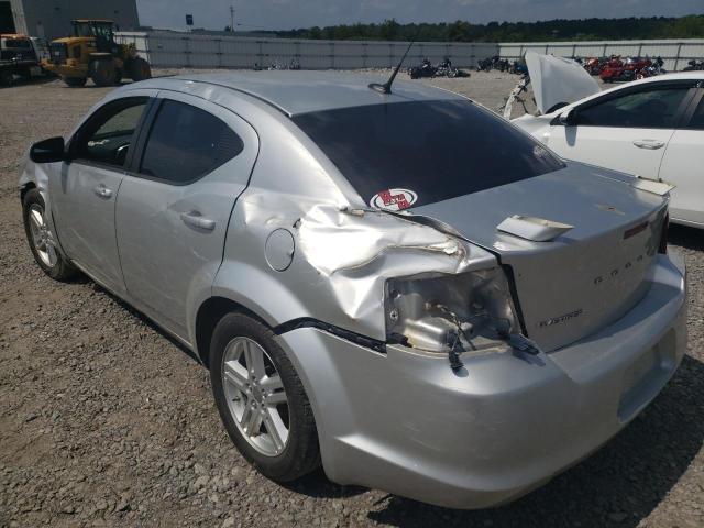 1B3BD1FB4BN528336 - 2011 DODGE AVENGER MA SILVER photo 3