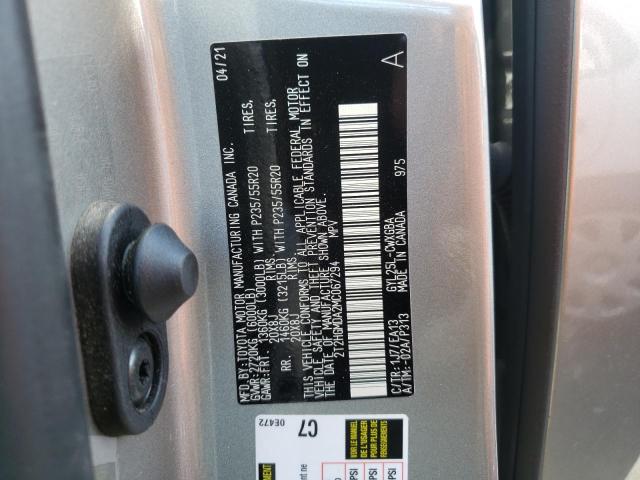 2T2HGMDA2MC067294 - 2021 LEXUS RX 450H GRAY photo 10