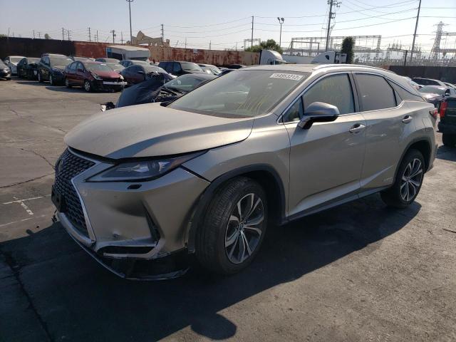 2T2HGMDA2MC067294 - 2021 LEXUS RX 450H GRAY photo 2