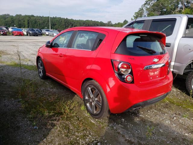 1G1JG6SB9F4199786 - 2015 CHEVROLET SONIC RS RED photo 3