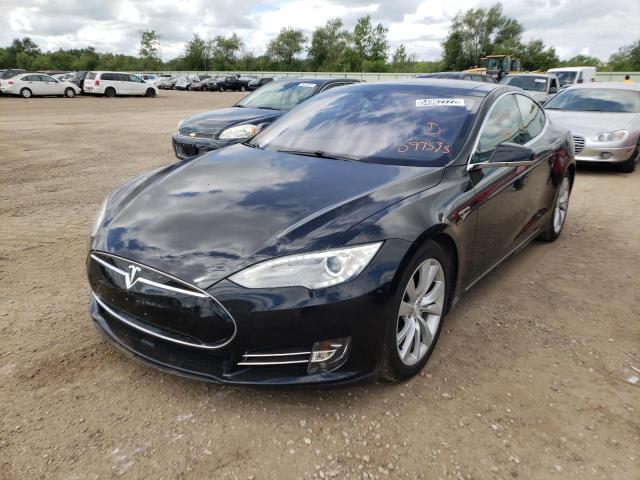 5YJSA1S22FF097576 - 2015 TESLA MODEL S 70 BLACK photo 2