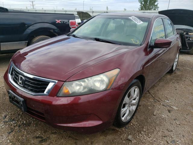 1HGCP2F71AA034535 - 2010 HONDA ACCORD EX BURGUNDY photo 2