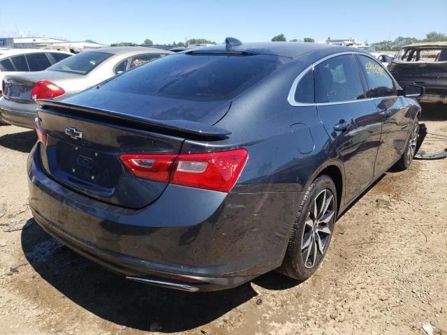 1G1ZG5ST5MF010736 - 2021 CHEVROLET MALIBU RS BLUE photo 4