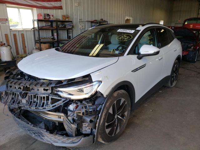 WVGTMPE27MP058488 - 2021 VOLKSWAGEN ID.4 PRO S თეთრი ფოტო 2