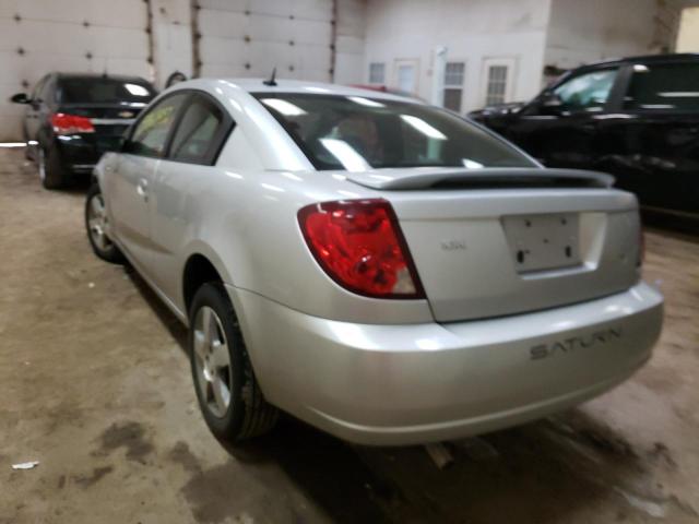 1G8AN15F27Z147672 - 2007 SATURN ION LEVEL SILVER photo 3