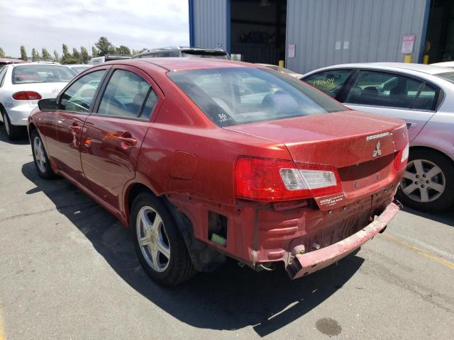 4A32B2FF8CE022925 - 2012 MITSUBISHI GALANT FE BURGUNDY photo 3