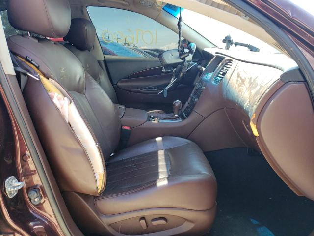 JN1AJ0HR6BM854834 - 2011 INFINITI EX35 BASE Շագանակագույն լուսանկար 5