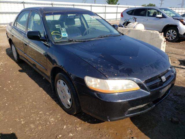 1HGCG5646YA109926 - 2000 HONDA ACCORD LX BLACK photo 1