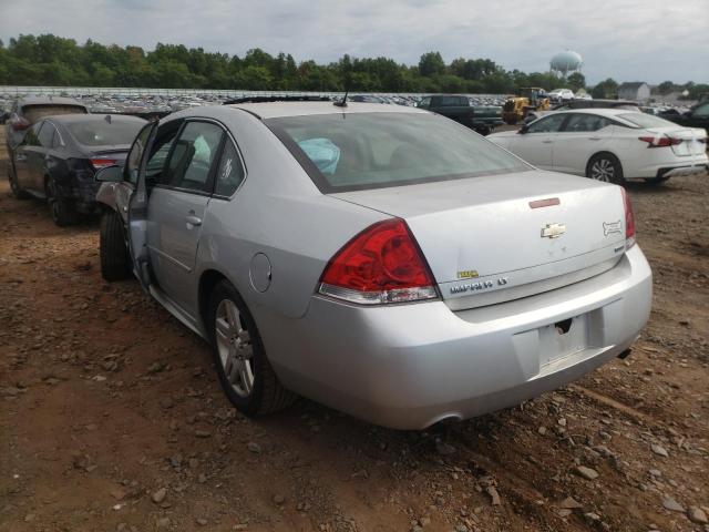 2G1WB5E38E1110254 - 2014 CHEVROLET IMPALA LIM SILVER photo 3